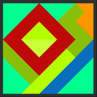 Tangrams Solution Level 28