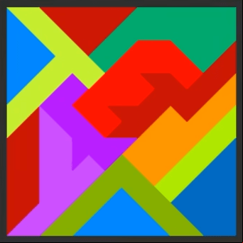 Tangrams Solution Level 45