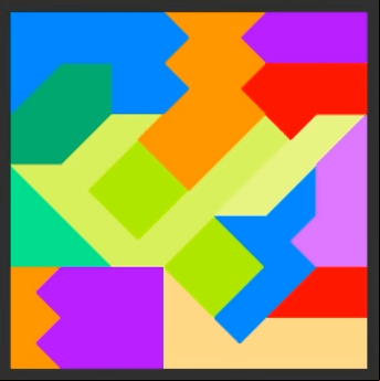 Tangrams Solution Level 49