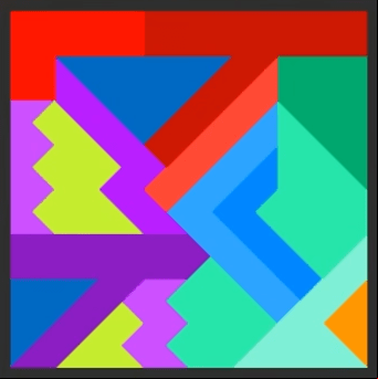Tangrams Solution Level 54