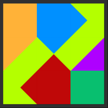 Tangrams Solution Level 8
